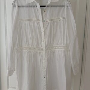 Zara Classic White Dress
